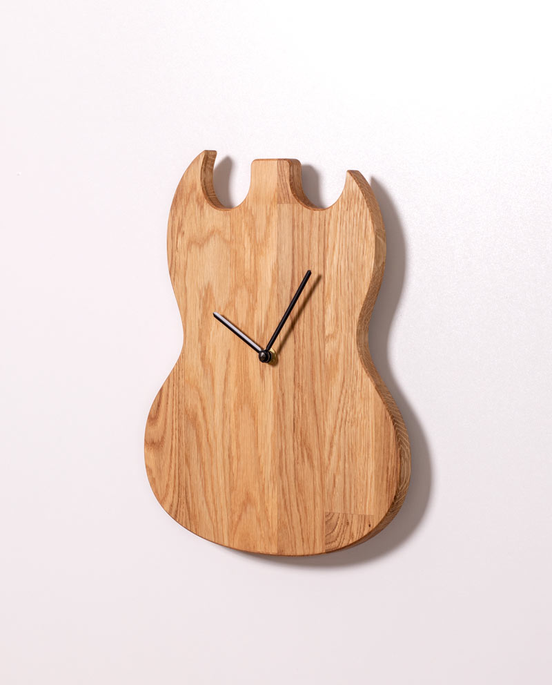 Guitar Clock Double Cut