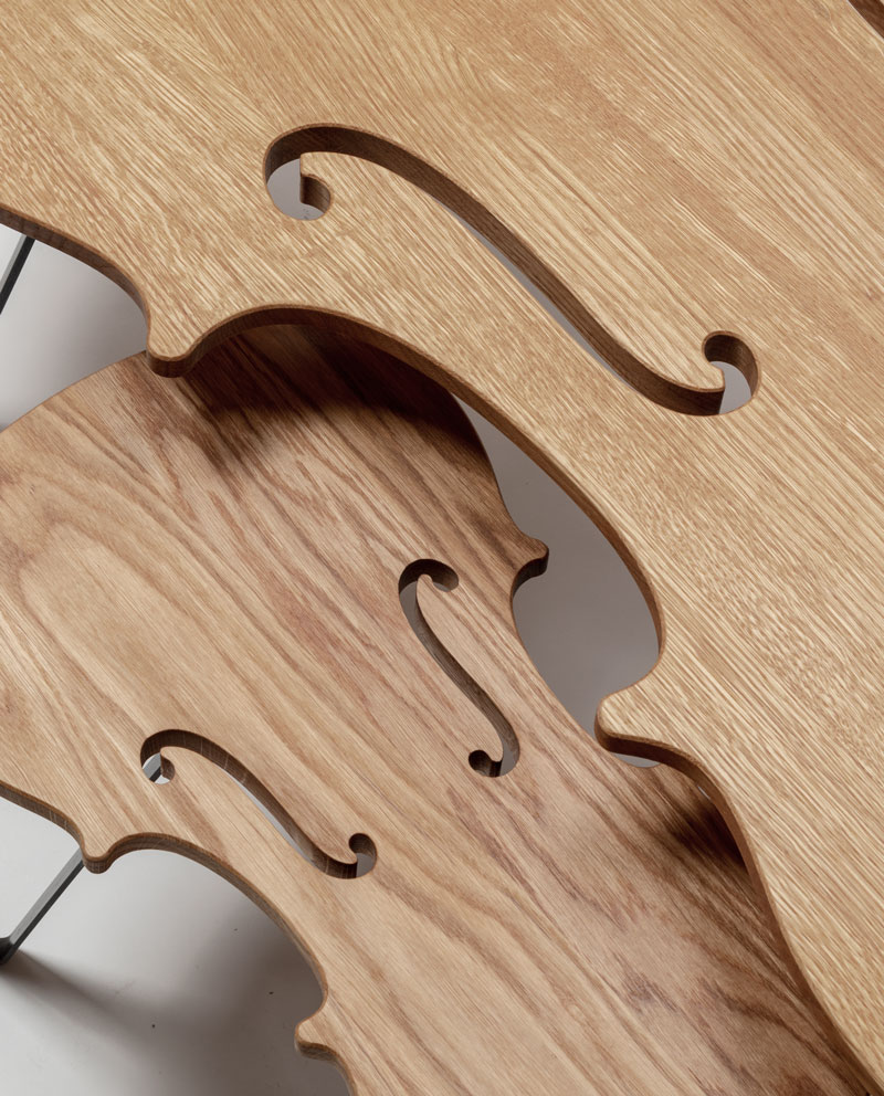 Violin discount top wood