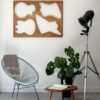 Ruwdesign-Living-Room-Design-Wall-Art-Gibson-Explorer-Fire-Bird-Les-Paul-SG-Oak-Wood-Front-Plant-Monstera-Chair-Acapulco-Movie-lamp-Web