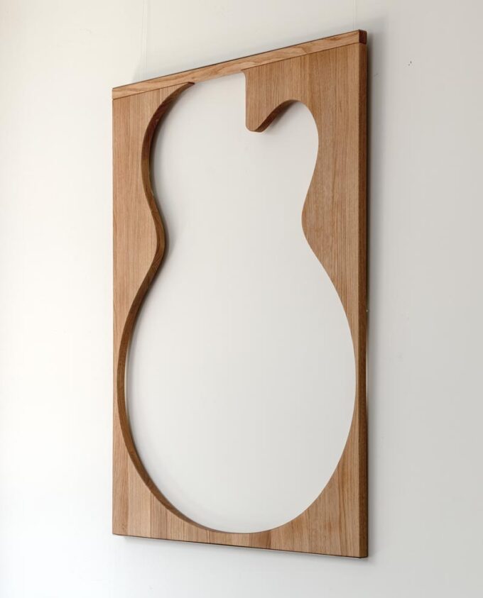 Ruwdesign-Guitar-Wall-Art-Hollow-Body-oak-side-web