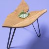 Ruwdesign-Leaf Table-End Table-Syngonium Podophyllum-Design-Solid Oak