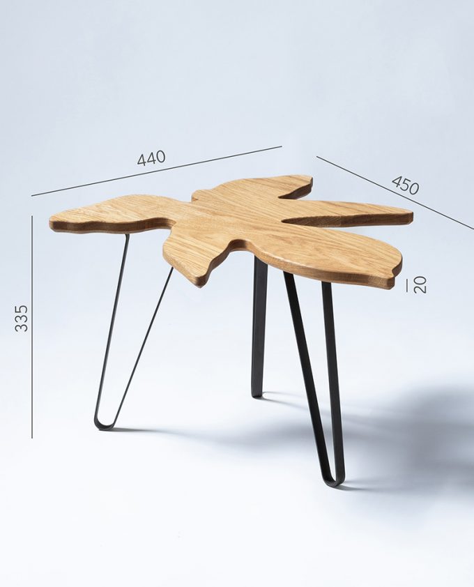 Ruwdesign-Leaf-Table-Philodendron-Pedatum-Low-Measurements