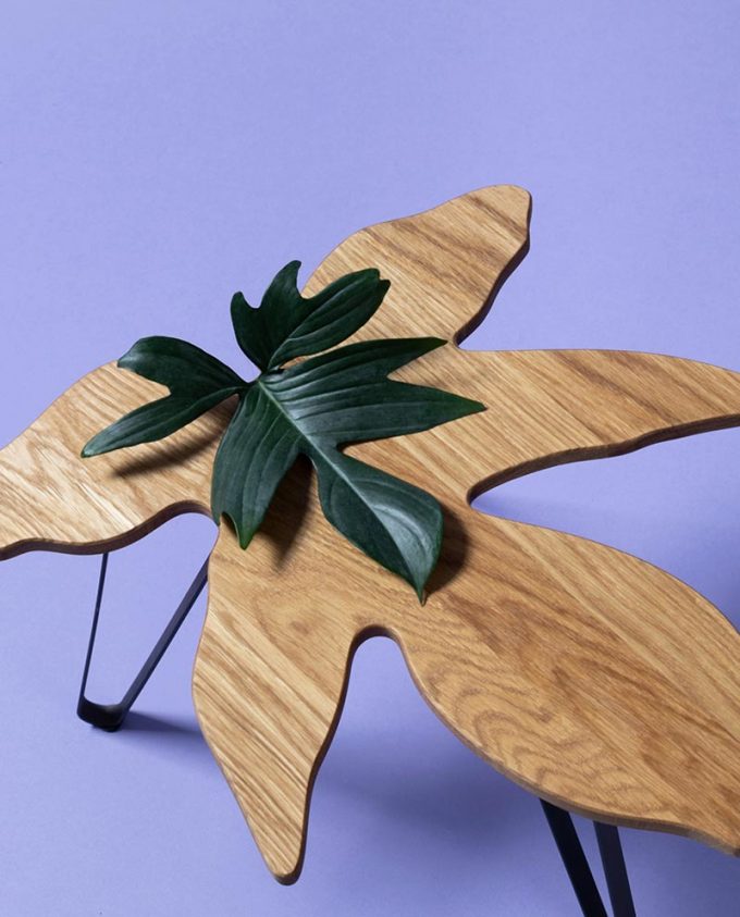 Ruwdesign-Leaf-Table-Philodendron-Pedatum-Top-View