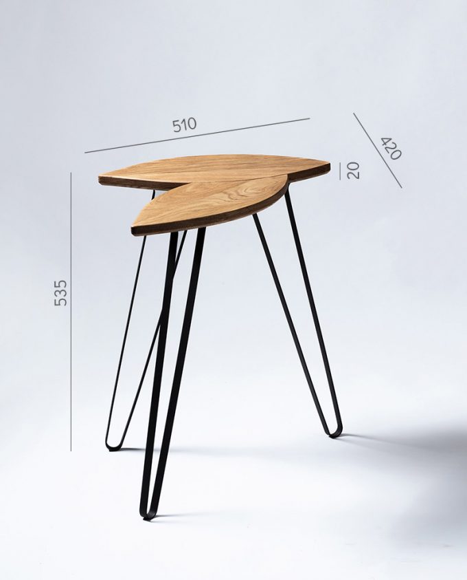 Ruwdesign-Plant Table-Hoya-Carnosa-Close-Dimensions